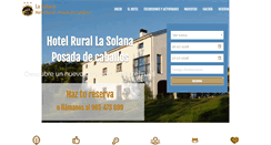 Desktop Screenshot of lasolana-posadadecaballos.com